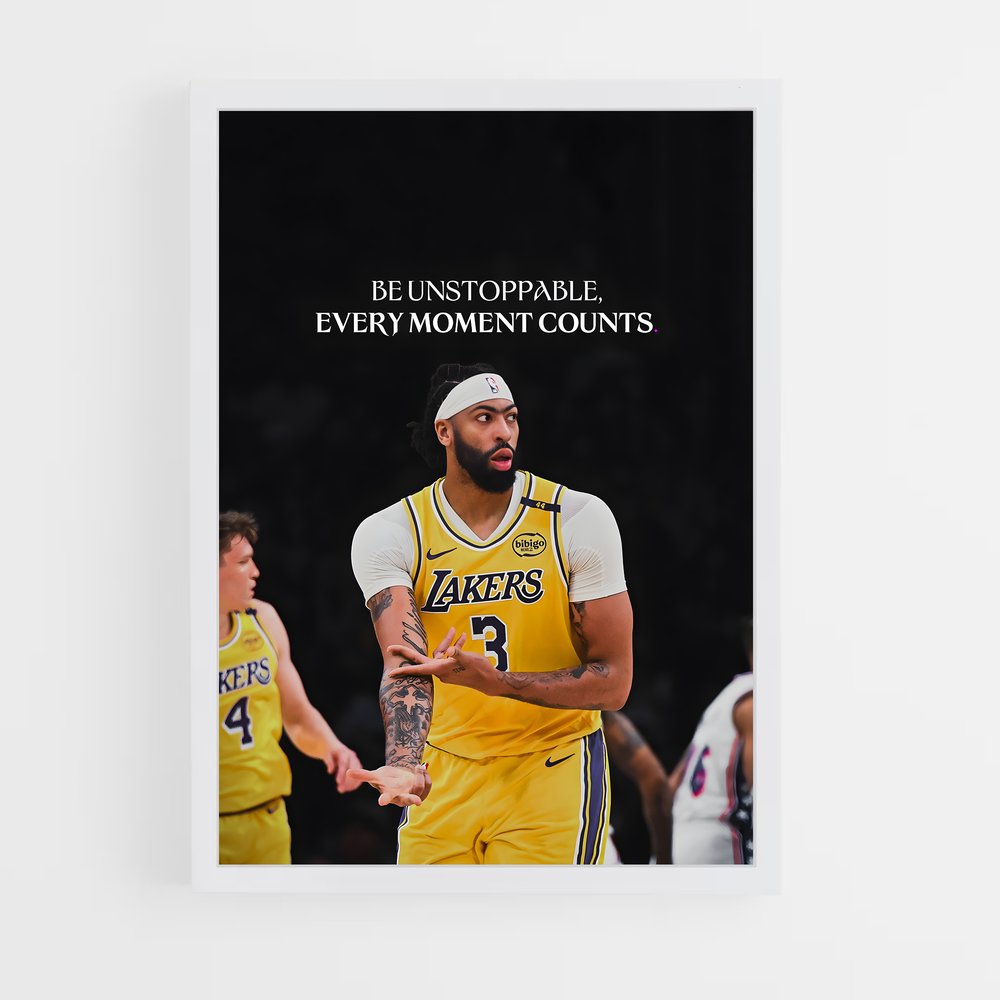 Poster Anthony davis – affiche Basketball (vue 3)